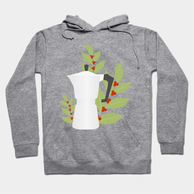 Moka pot Hoodie by kourai